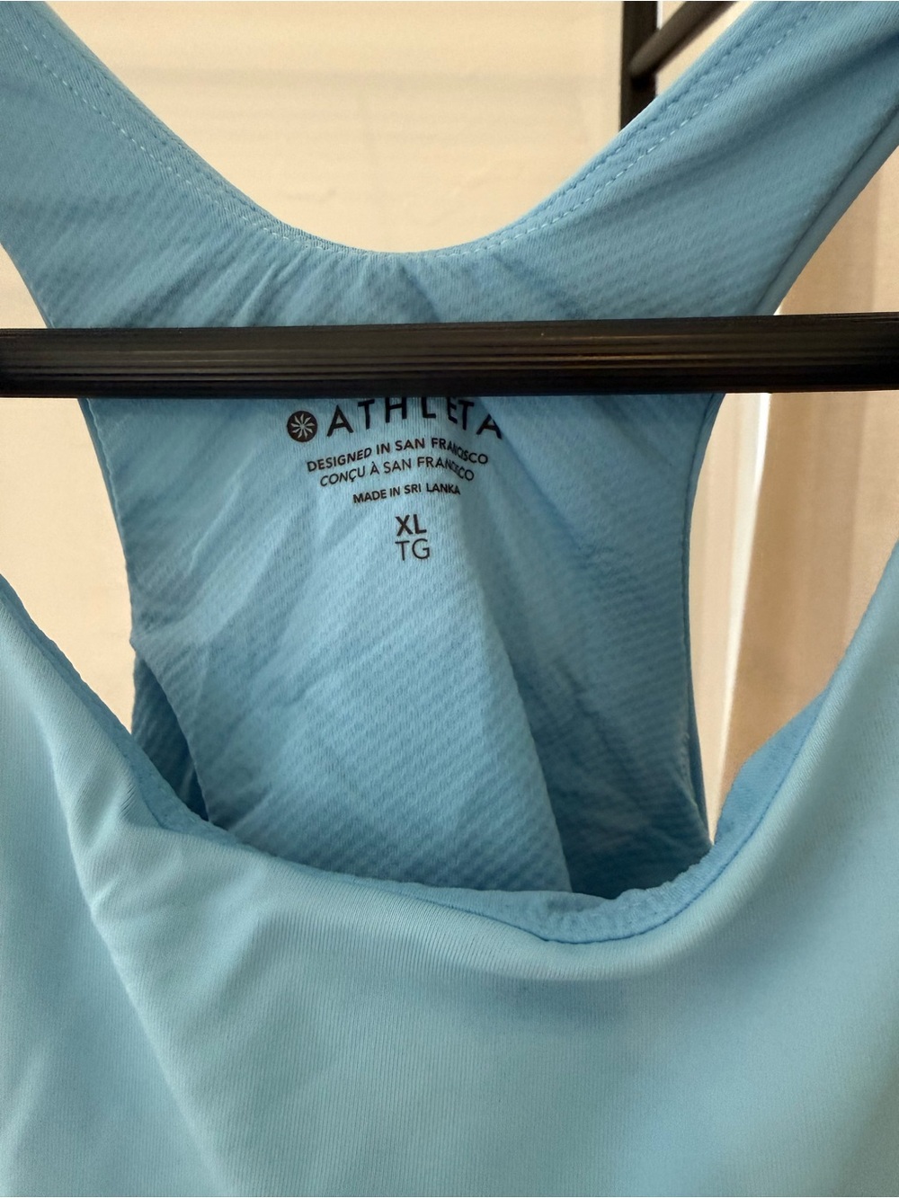Athleta Light Blue Racerback Tank Top - Picture 2 of 4
